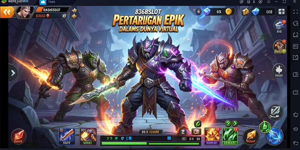 Gameplay seru dalam pertarungan karakter di 8368SLOT.