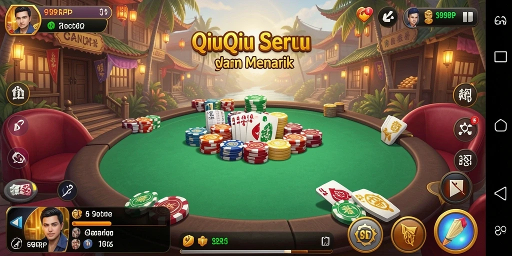 Tampilan seru gameplay QiuQiu di 99RP.