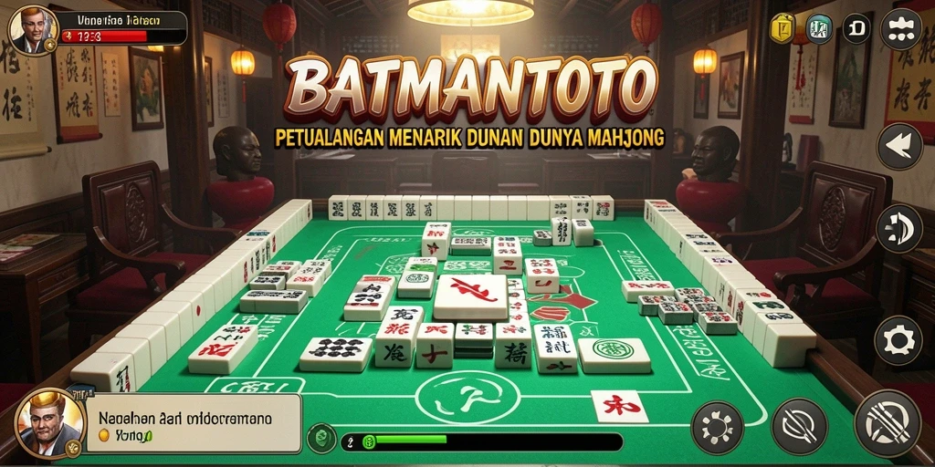 Tangkapan layar gameplay BATMANTOTO yang menampilkan suasana Mahjong yang mendebarkan.