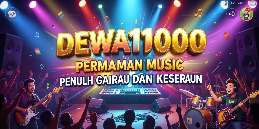 Gameplay seru DEWA1000 dengan koleksi lagu yang beragam.