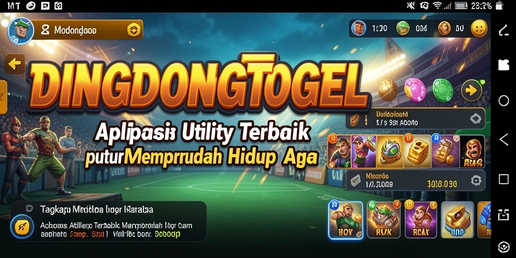 Tampilan antarmuka DINGDONGTOGEL yang intuitif dan user-friendly.