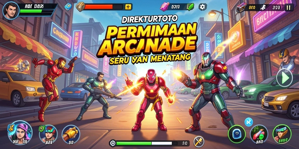 Tangkapan layar utama <strong>DIREKTURTOTO</strong> menunjukkan gameplay yang penuh aksi.