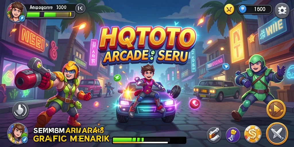 Tampilan gameplay HQTOTO yang seru dan penuh tantangan