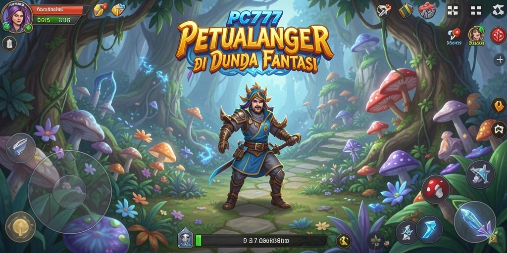 Tangkapan layar menunjukkan karakter utama dalam petualangan menegangkan.
