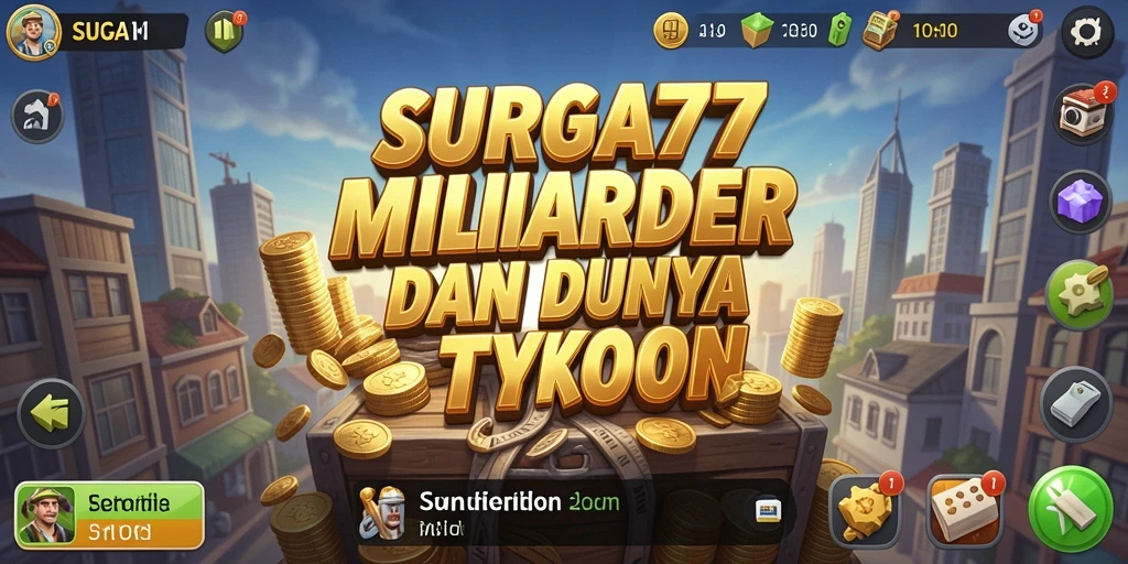 Tampilan gameplay SURGA77 yang menantang dan seru di dunia Tycoon.