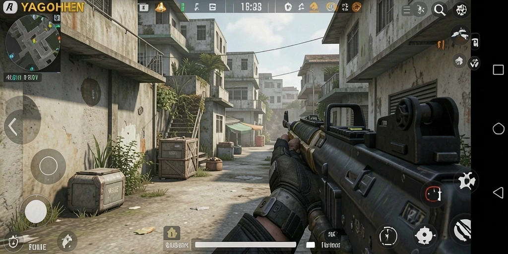 Tampilan seru dari gameplay YAGAOHEN dengan aksi menegangkan.