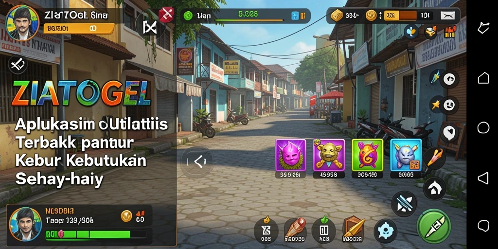 Tampilan antarmuka ZIATOGEL yang modern dan fungsional.